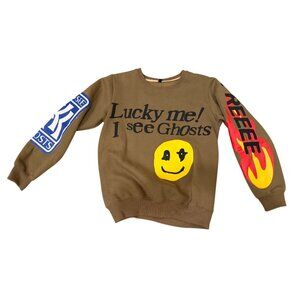 Lucky Me I See Ghosts Kid Cudi Camp Flog Gnaw Nov 11 Kanye Sweatshirt Size Large